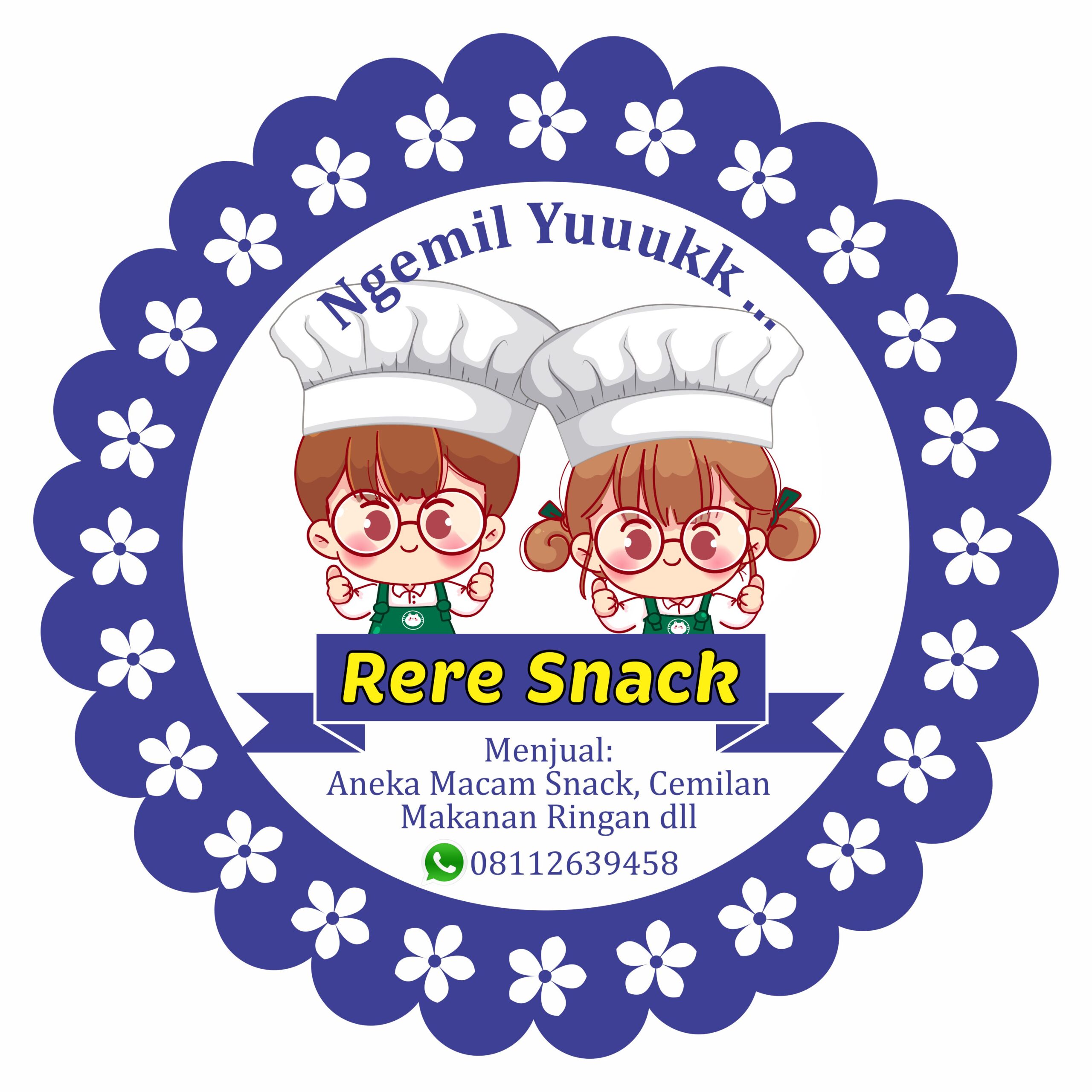 Rere Snack Stiker Vector