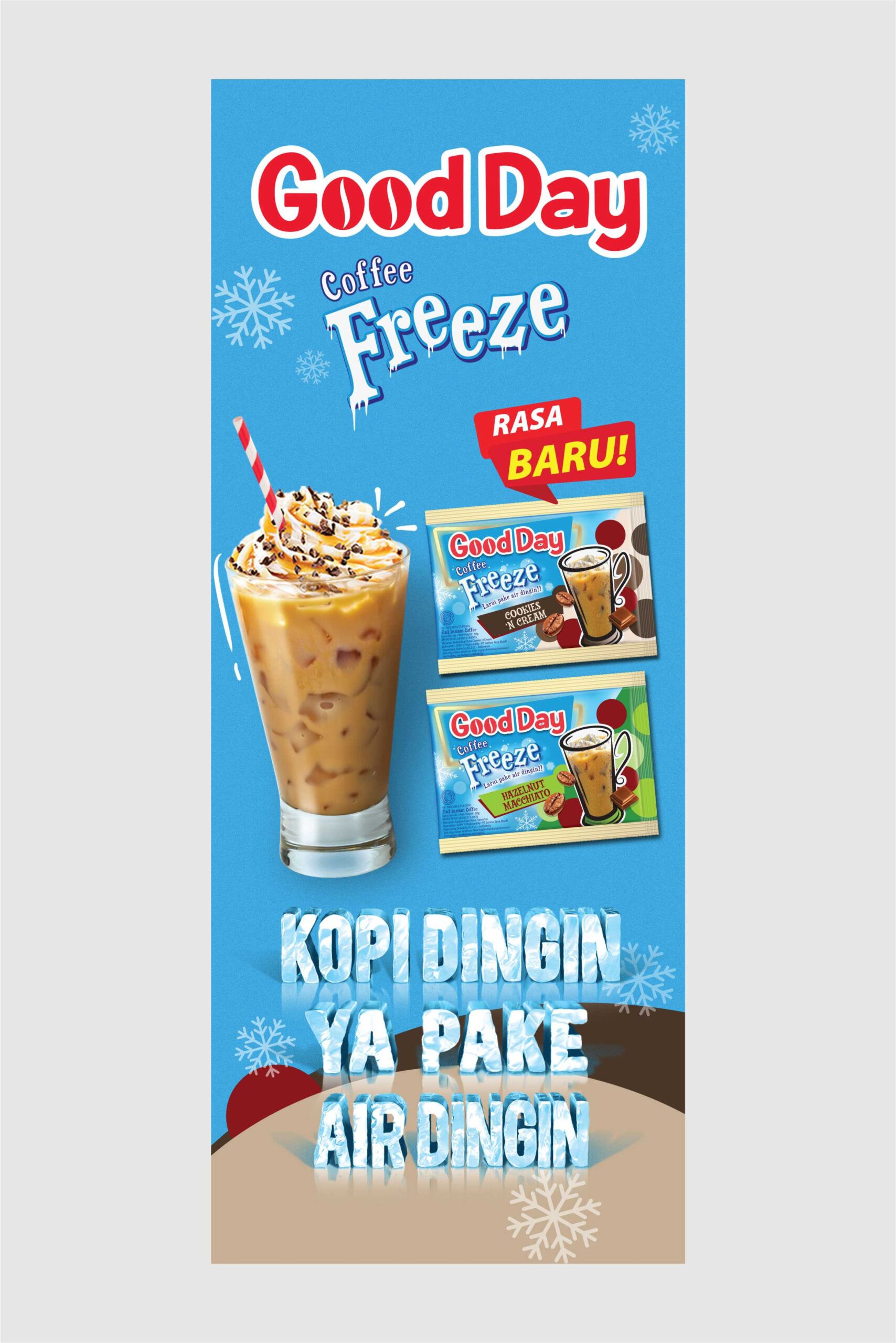 Good Day Freeze RollUp Banner 80x200cm Design Vector