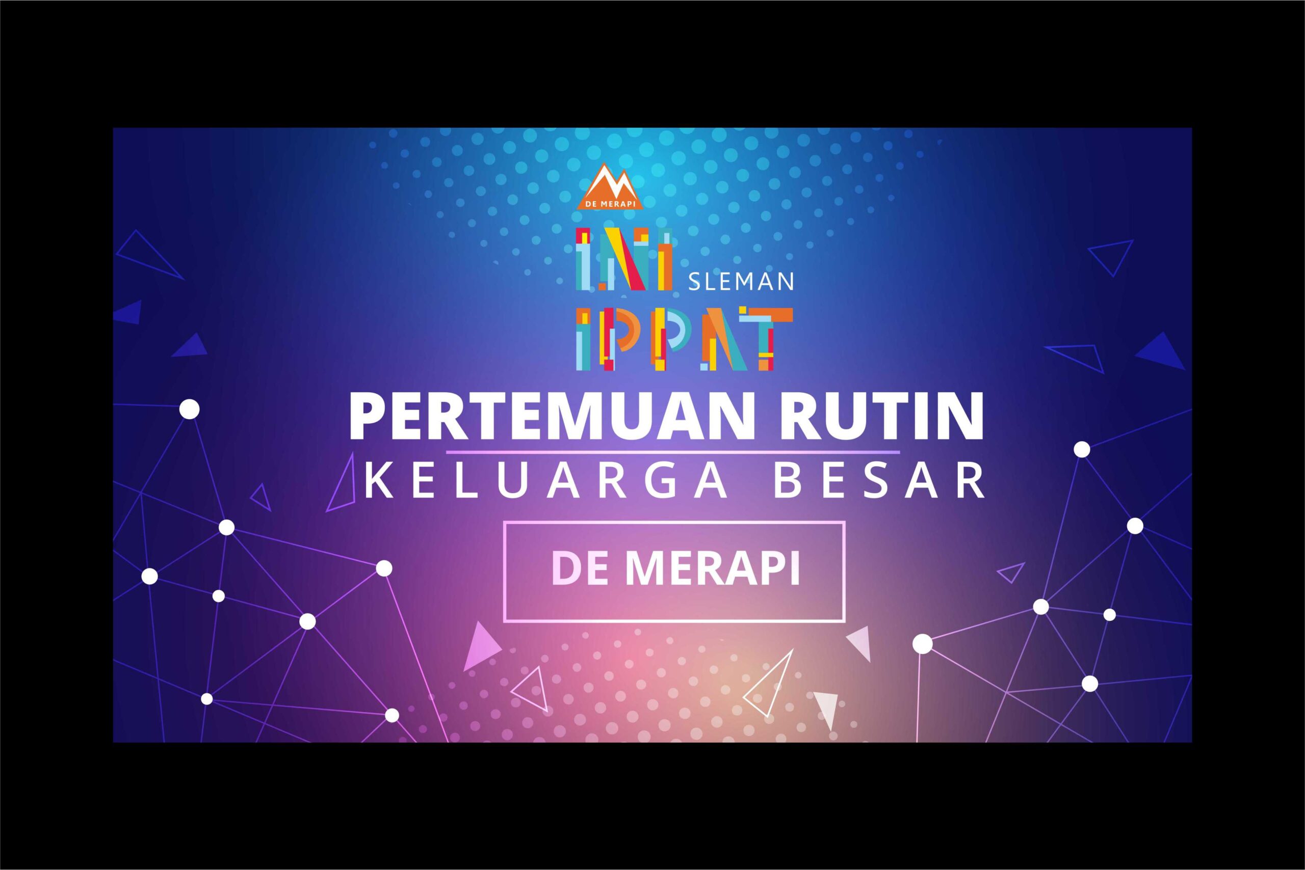 INI IPPAT DE MERAPI Sleman Photoboth Backdrop