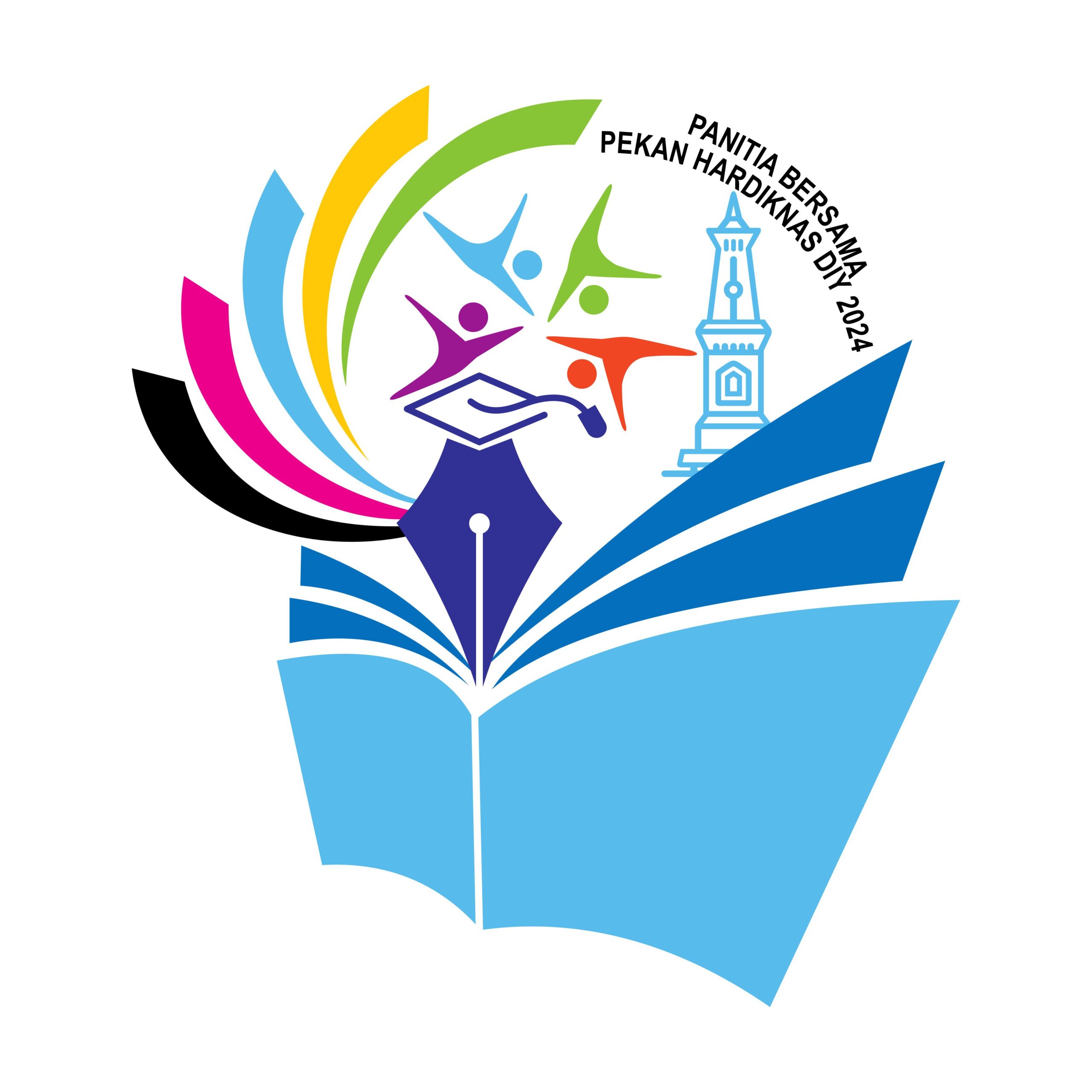 Panitia Bersama Pekan Hardiknas DIY 2024 Logo Vector