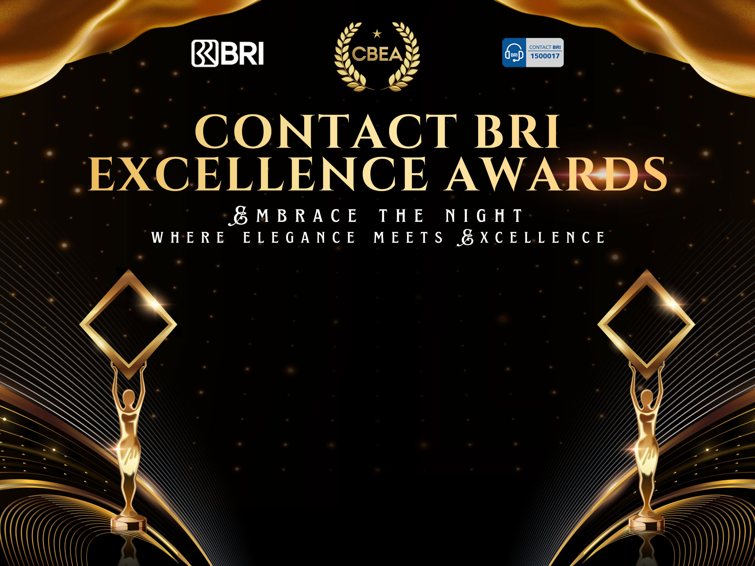 Excellence Awards Backdrop Event BRI Desain