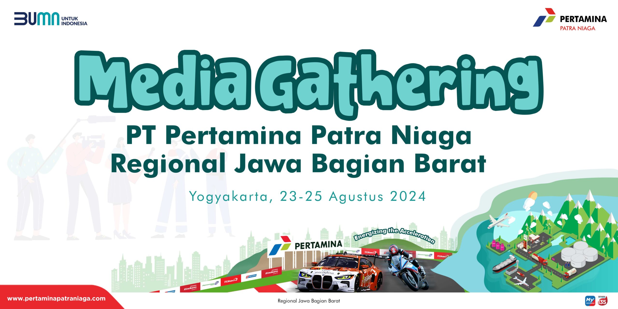 Pertamina Patra Niaga Backdrop Media Gathering Desain