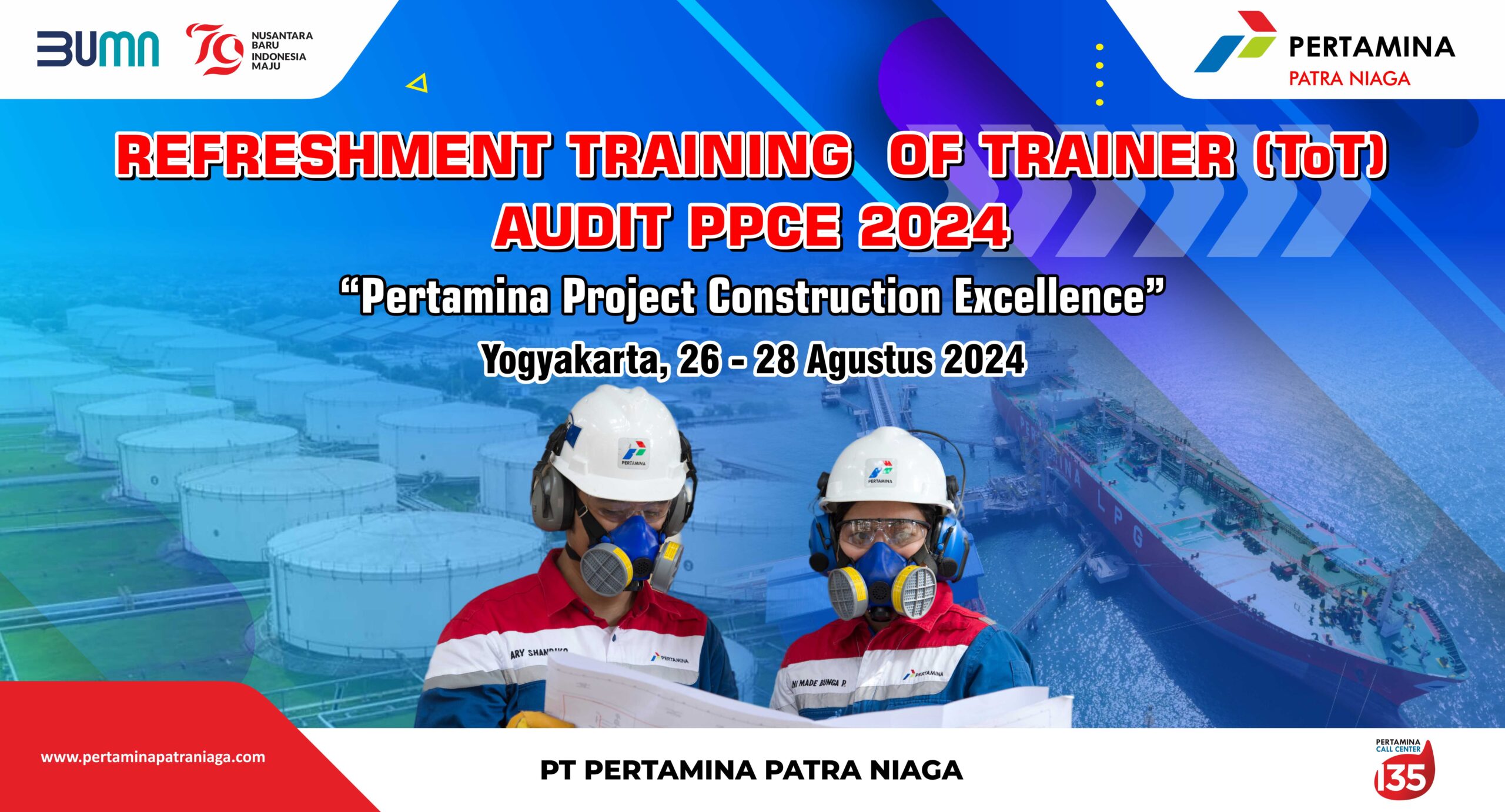 Pertamina Patra Niaga Backdrop PPCE 2024 Desain