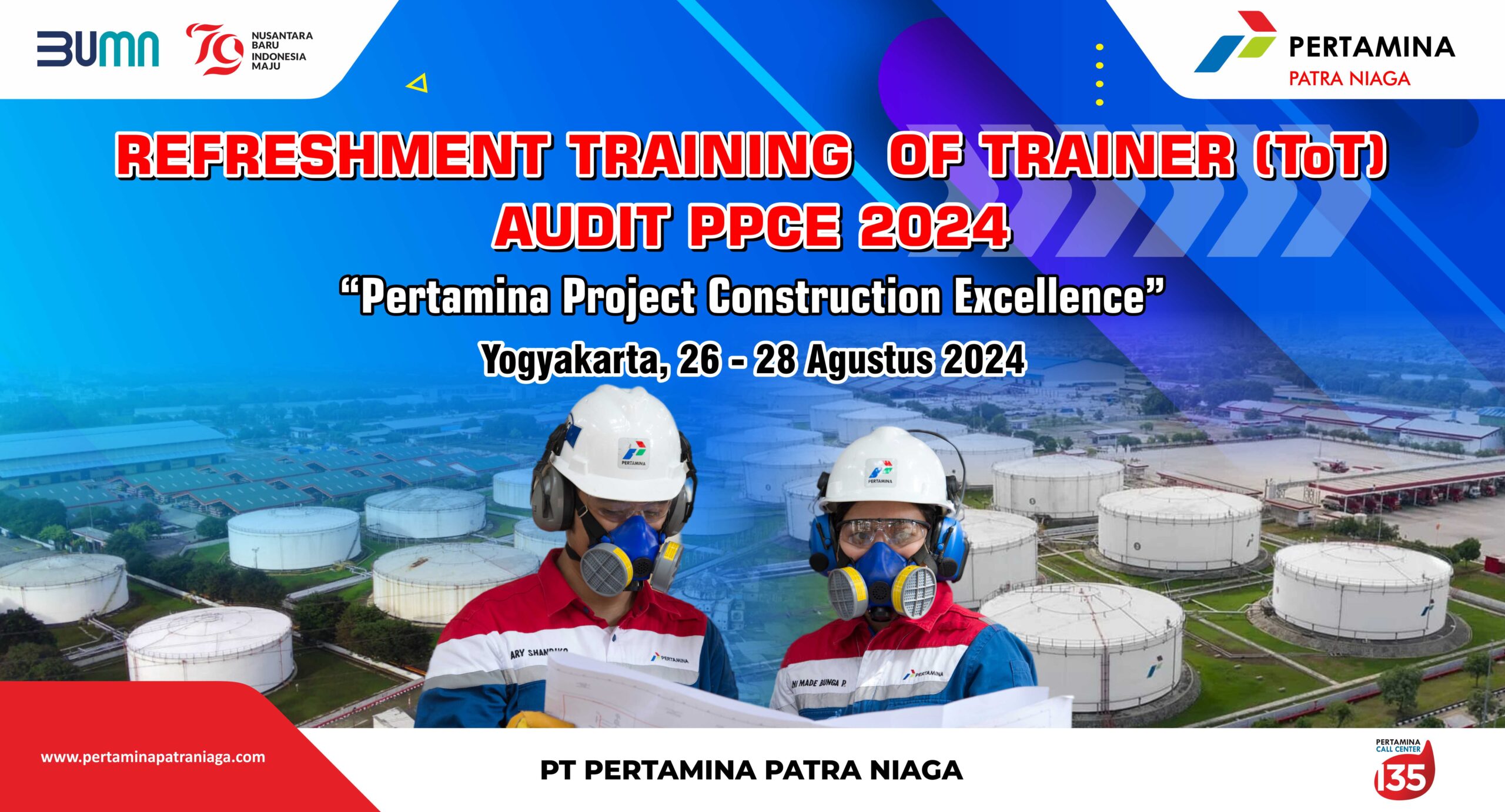 Pertamina Patra Niaga Backdrop PPCE 2024 Desain