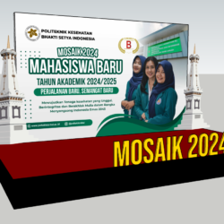 Poltekkes BSI Backdrop Mosaik 2024