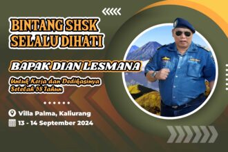 SHSK Backdrop Ucapan Dedikasi Kerja