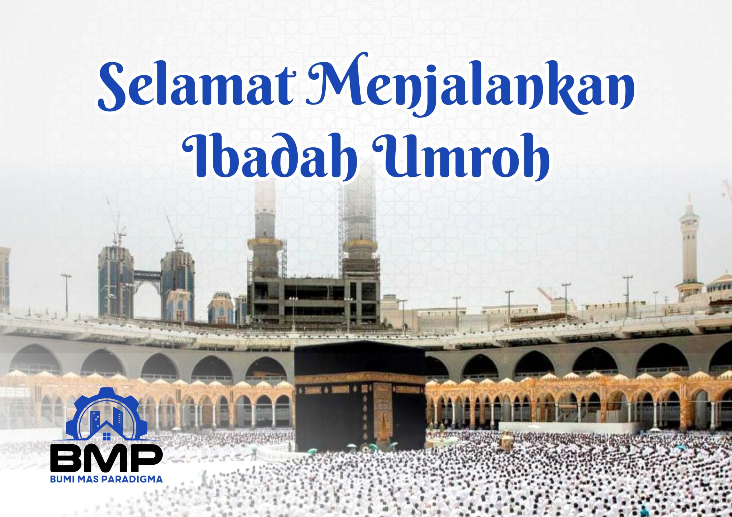 BMP Simbolik Ucapan Selamat Umroh Vector