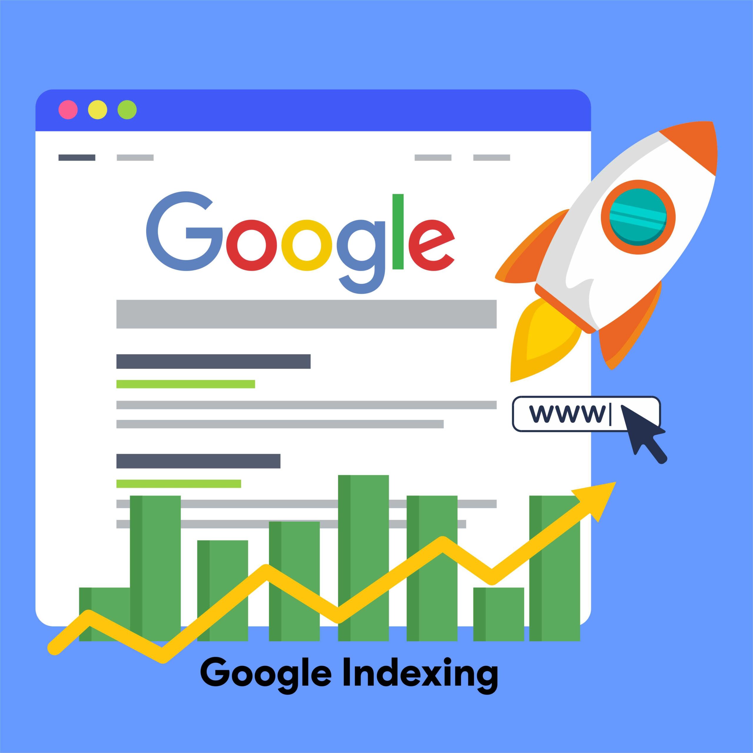 Google Indexing Desain Vector