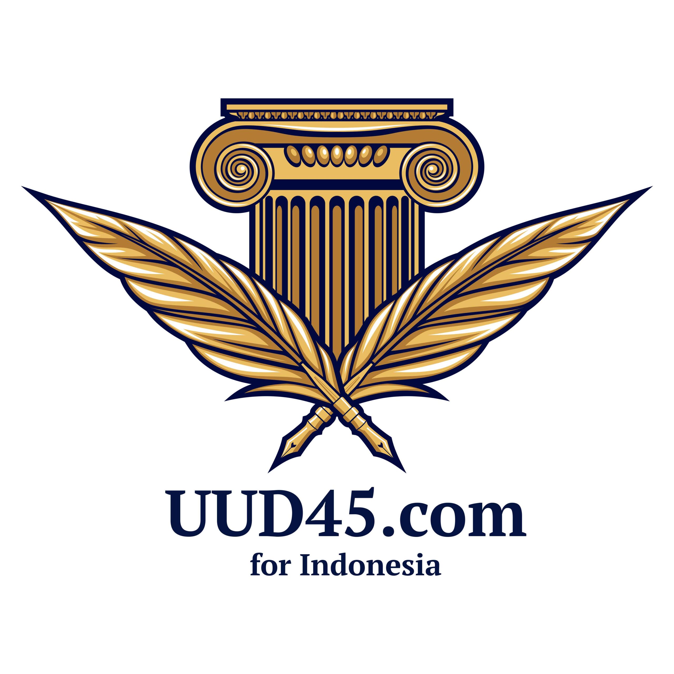 UUD45 COM Law Logo Vector