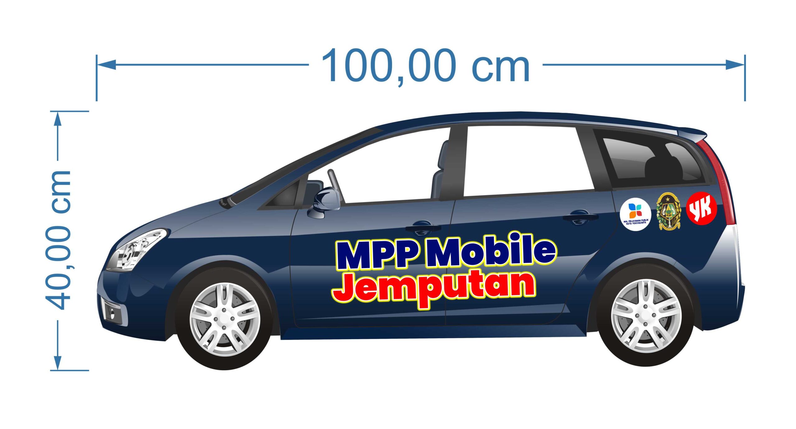 DPMPTSP Kota Yogyakarta Backdrop Vector