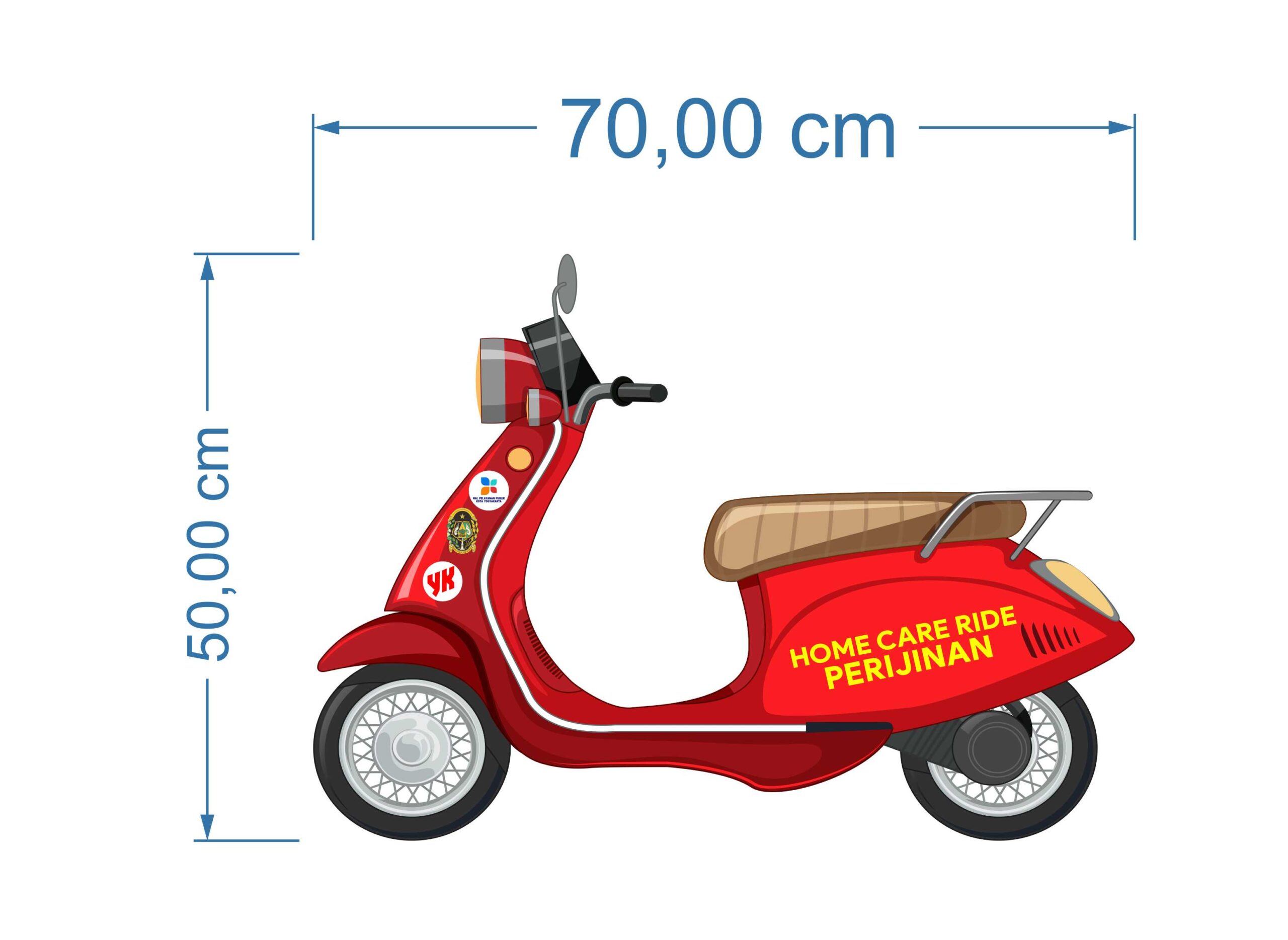DPMPTSP Kota Yogyakarta Backdrop Vector