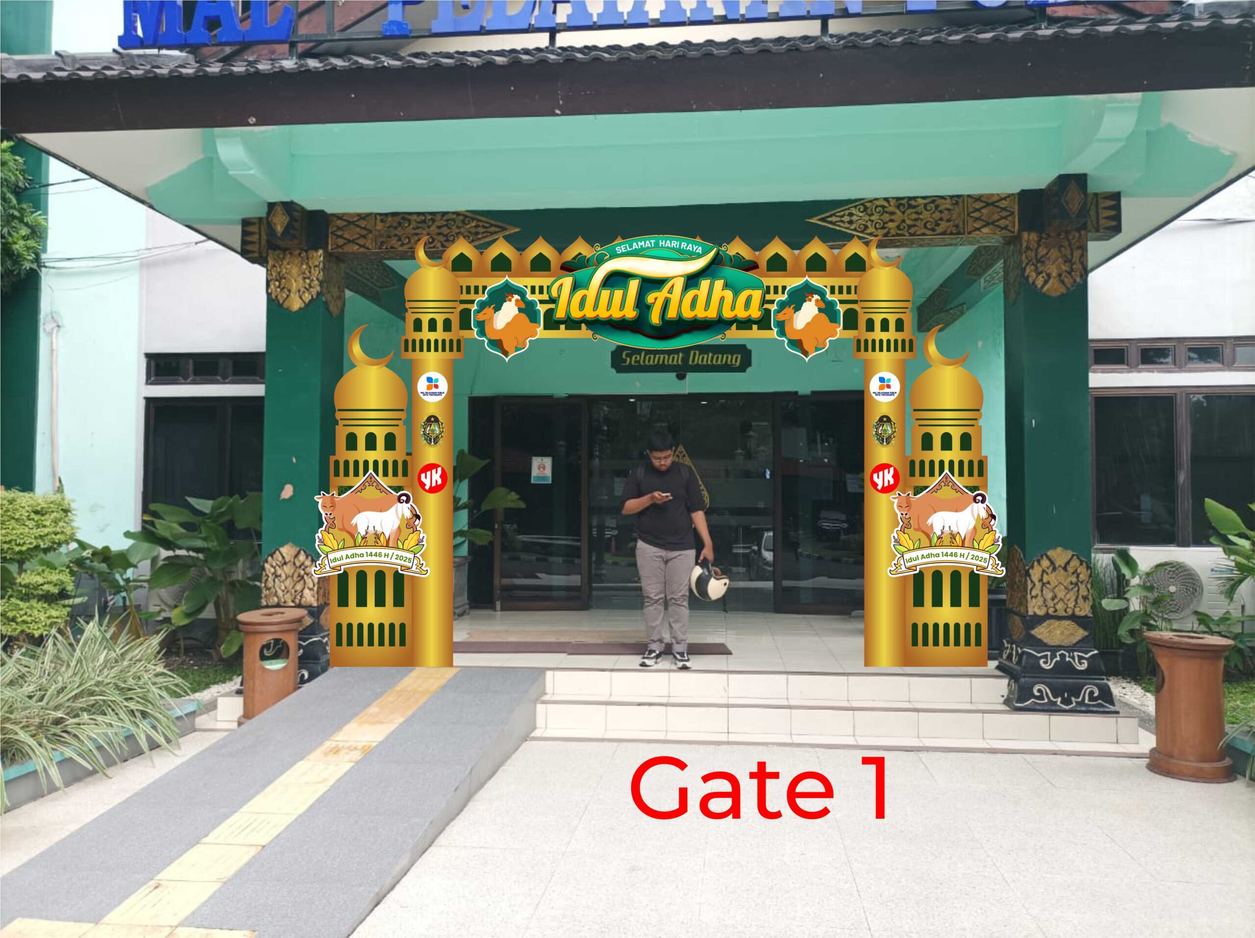 Dekorasi Idul Adha 2025 MPP Jogja Vector - Desain Grafis, Logo, Vector, Template, Background. Dekorasi Idul Adha 2025 MPP Jogja Vector