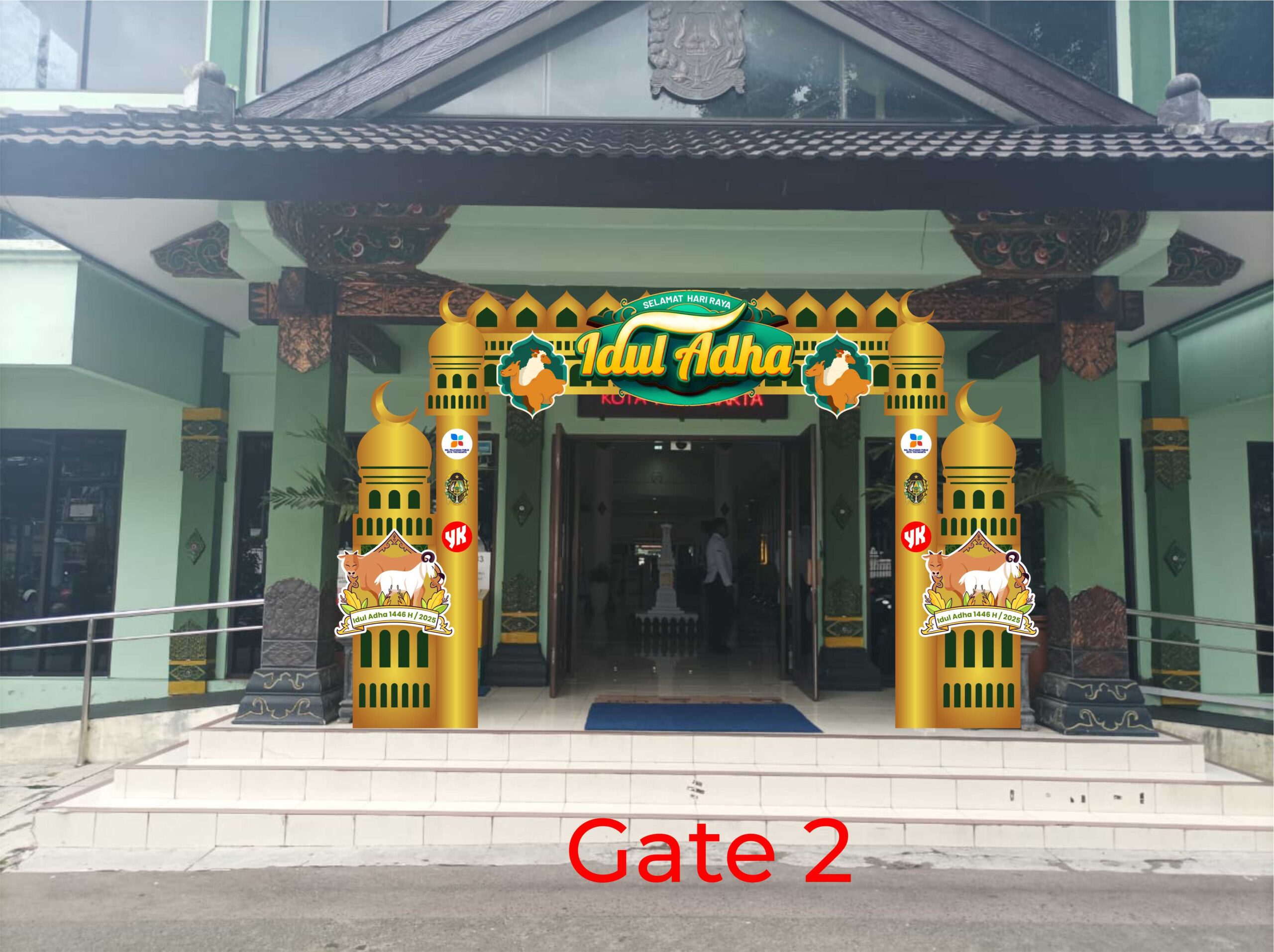 Dekorasi Idul Adha 2025 MPP Jogja Vector - Desain Grafis, Logo, Vector, Template, Background. Dekorasi Idul Adha 2025 MPP Jogja Vector