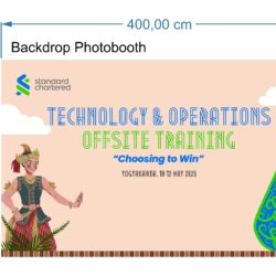 Standard Chartered Desain Dekorasi Backdrop