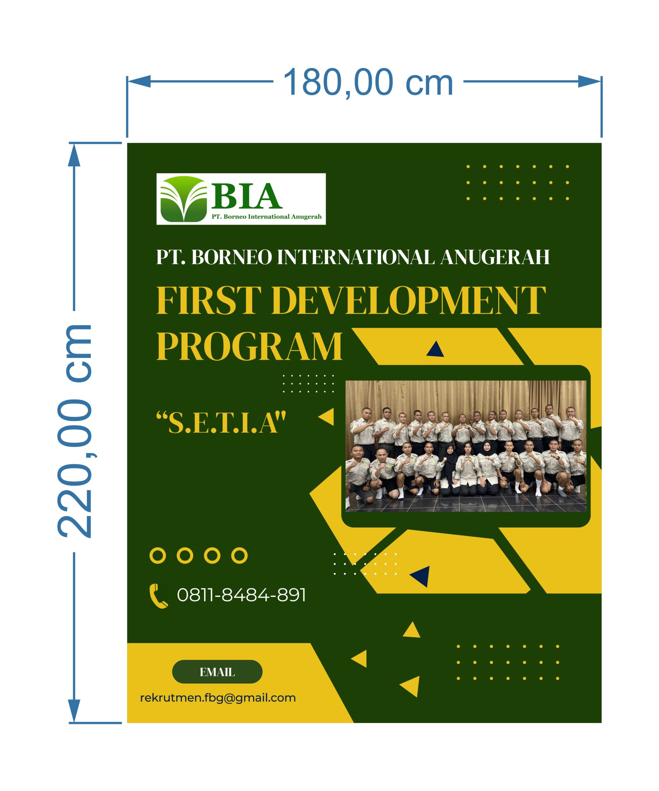 First Development Program Banner Desain - Desain Grafis, Logo, Vector, Template, Background. First Development Program Banner Desain - PT Borneo International Anugerah
