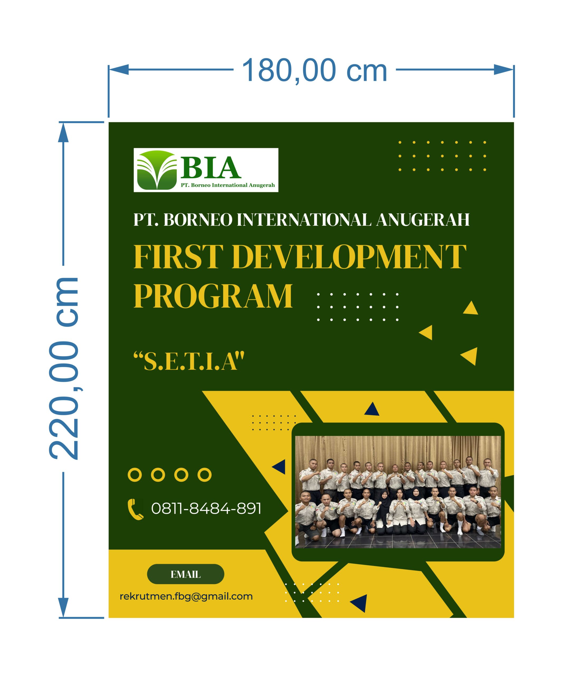 First Development Program Banner Desain - Desain Grafis, Logo, Vector, Template, Background. First Development Program Banner Desain - PT Borneo International Anugerah
