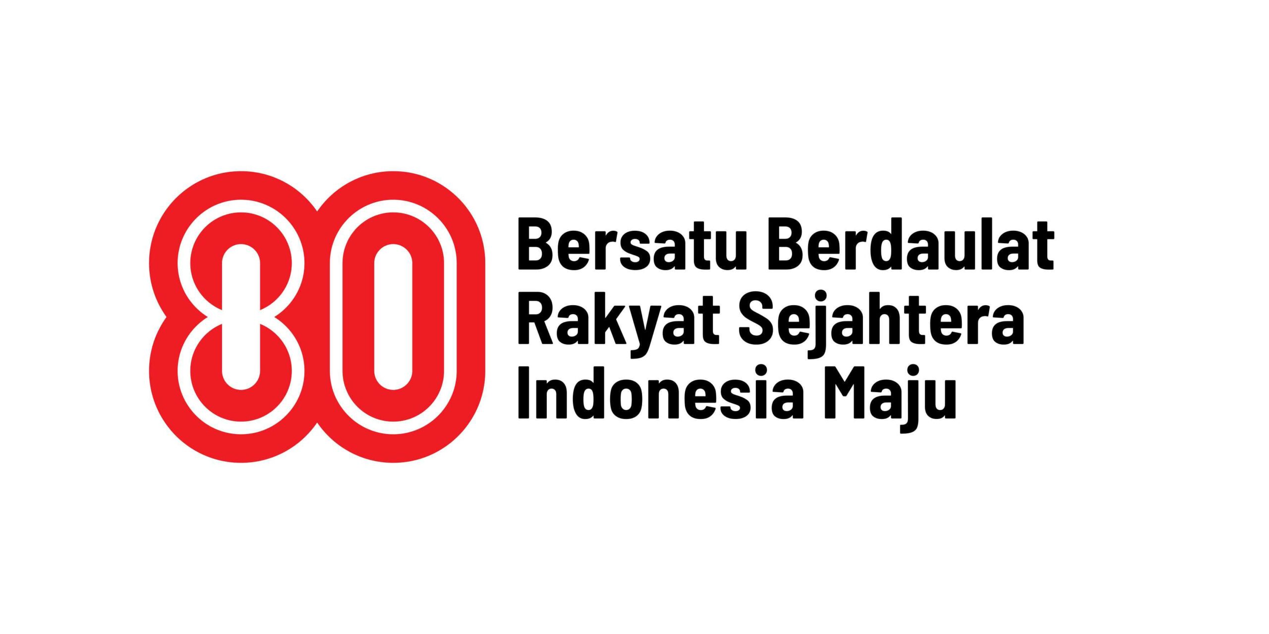 Logo HUT RI ke-80 2025 Download Vector - Desain Grafis, Logo, Vector, Template, Background. Logo HUT RI ke-80 2025 Download Vector