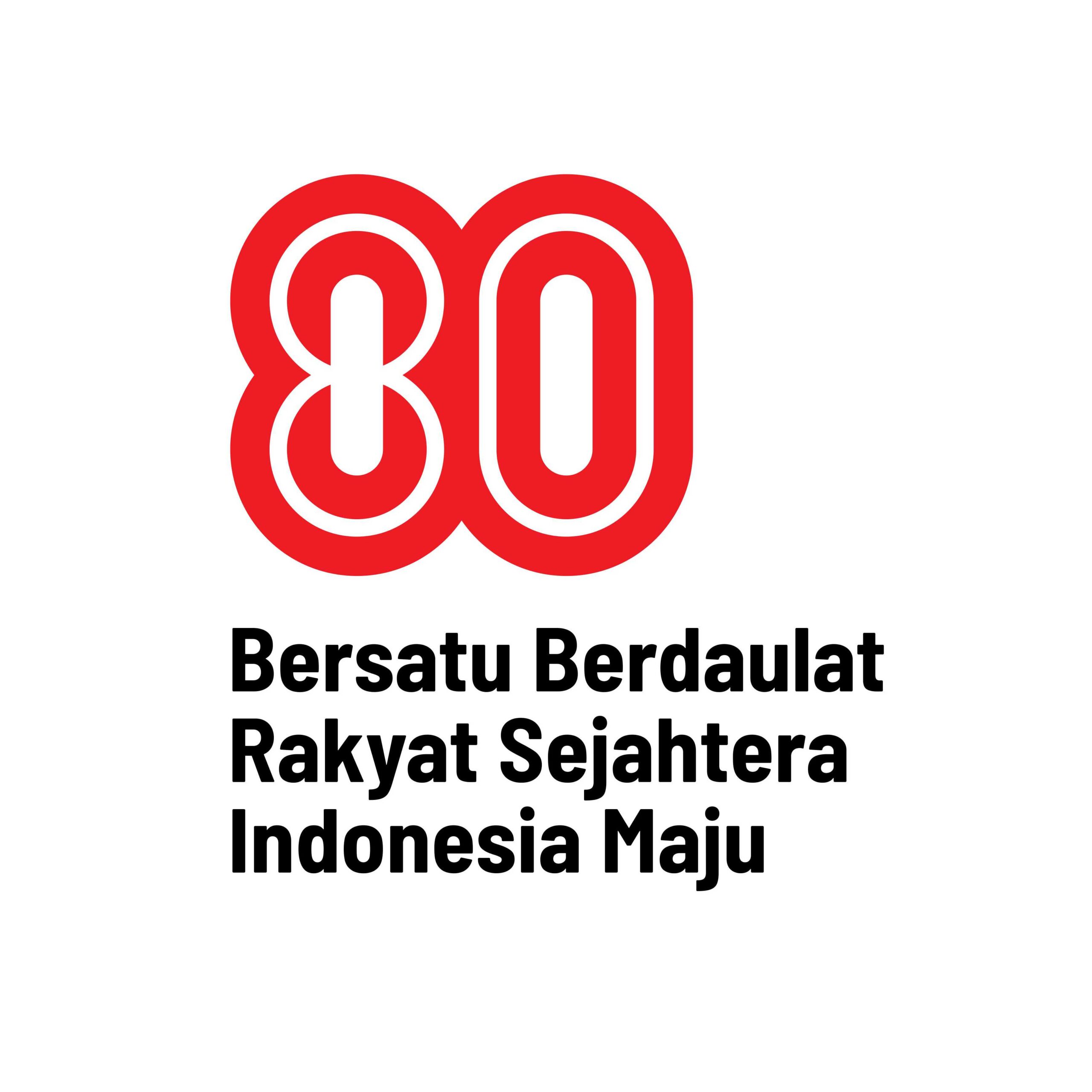 Logo HUT RI ke-80 2025 Download Vector - Desain Grafis, Logo, Vector, Template, Background. Logo HUT RI ke-80 2025 Download Vector