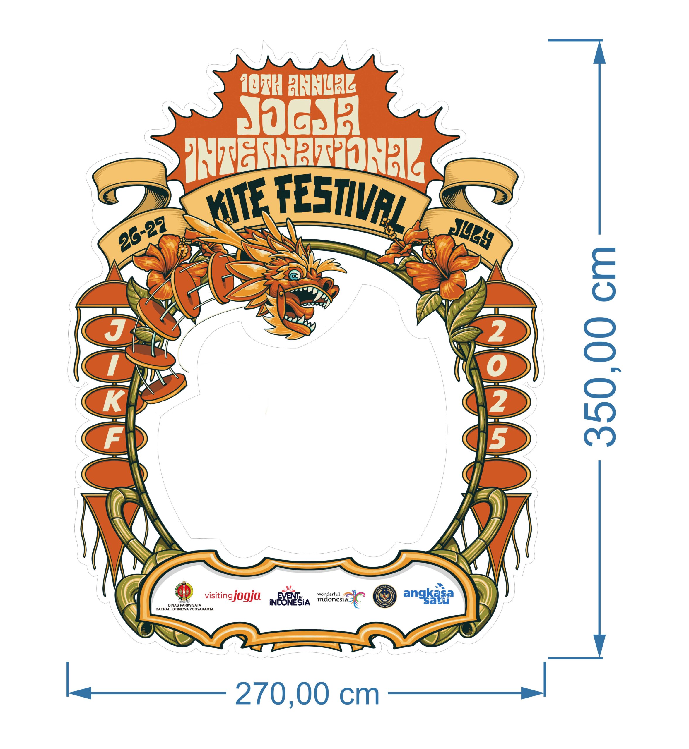 Jogja International Kite Festival Vector - Desain Grafis, Logo, Vector, Template, Background. Jogja International Kite Festival Vector