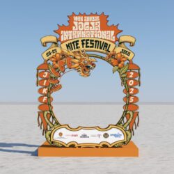 Jogja International Kite Festival Vector