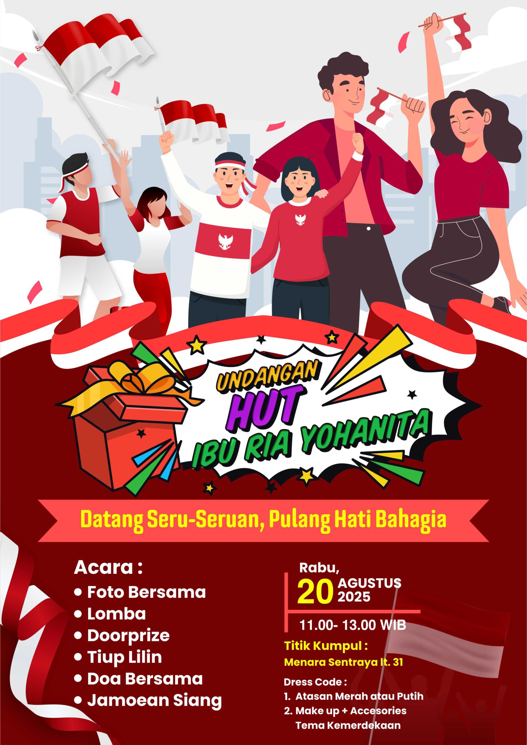 Poster Undangan Ulang Tahun Vector - Desain Grafis, Logo, Vector, Template, Background. Poster Undangan Ulang Tahun Vector