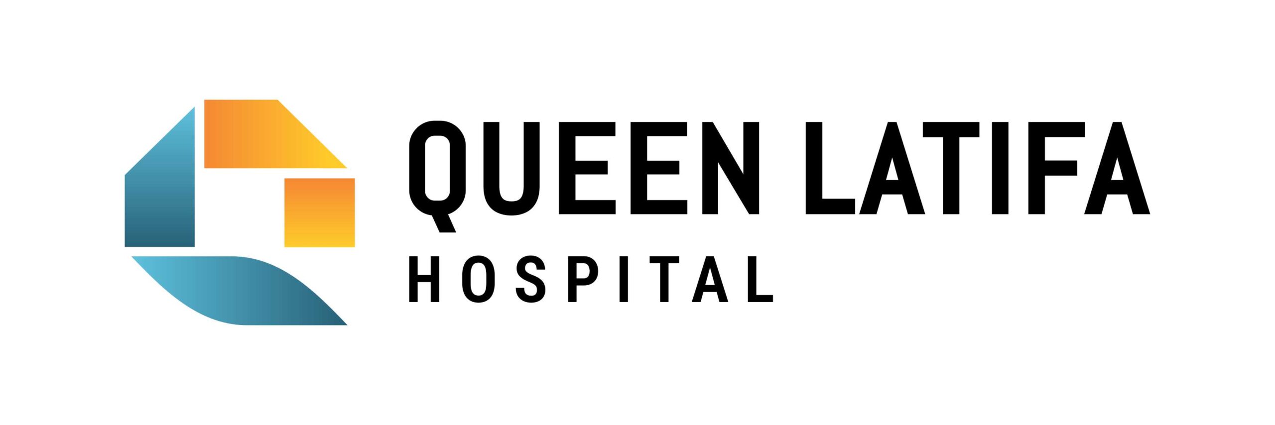 Queen Latifa Hospital Logo Vector - Desain Grafis, Logo, Vector, Template, Background. Queen Latifa Hospital Logo Vector