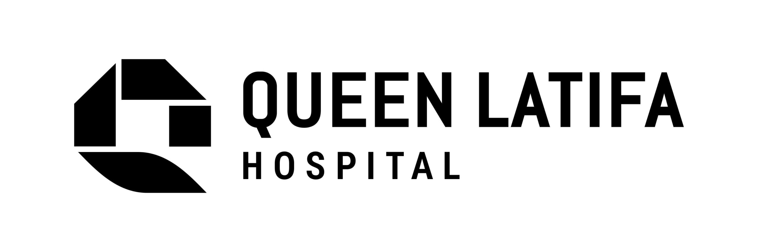 Queen Latifa Hospital Logo Vector - Desain Grafis, Logo, Vector, Template, Background. Queen Latifa Hospital Logo Vector