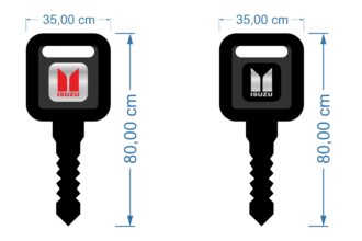 Simbolik Kunci Mobil ISUZU