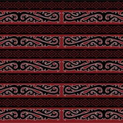 Desain Ornamen Batik Gorga Suku Batak Vector