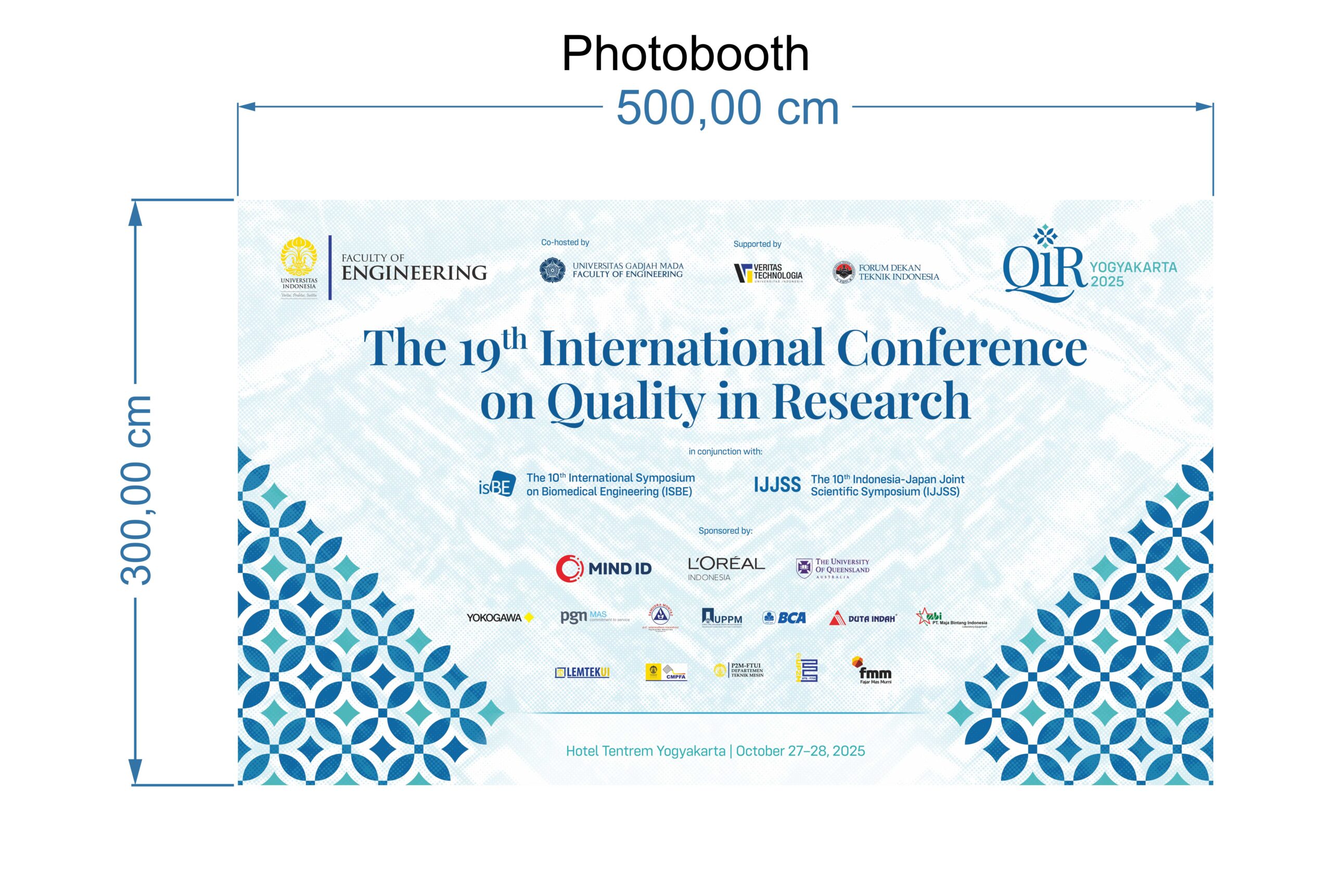 Backdrop International Conference Vector