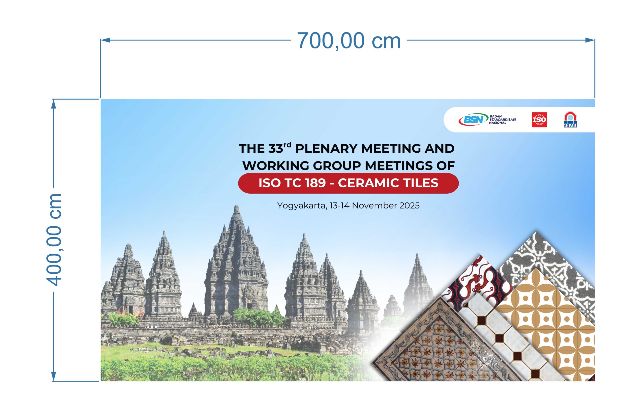 Backdrop Meeting Desain Vector