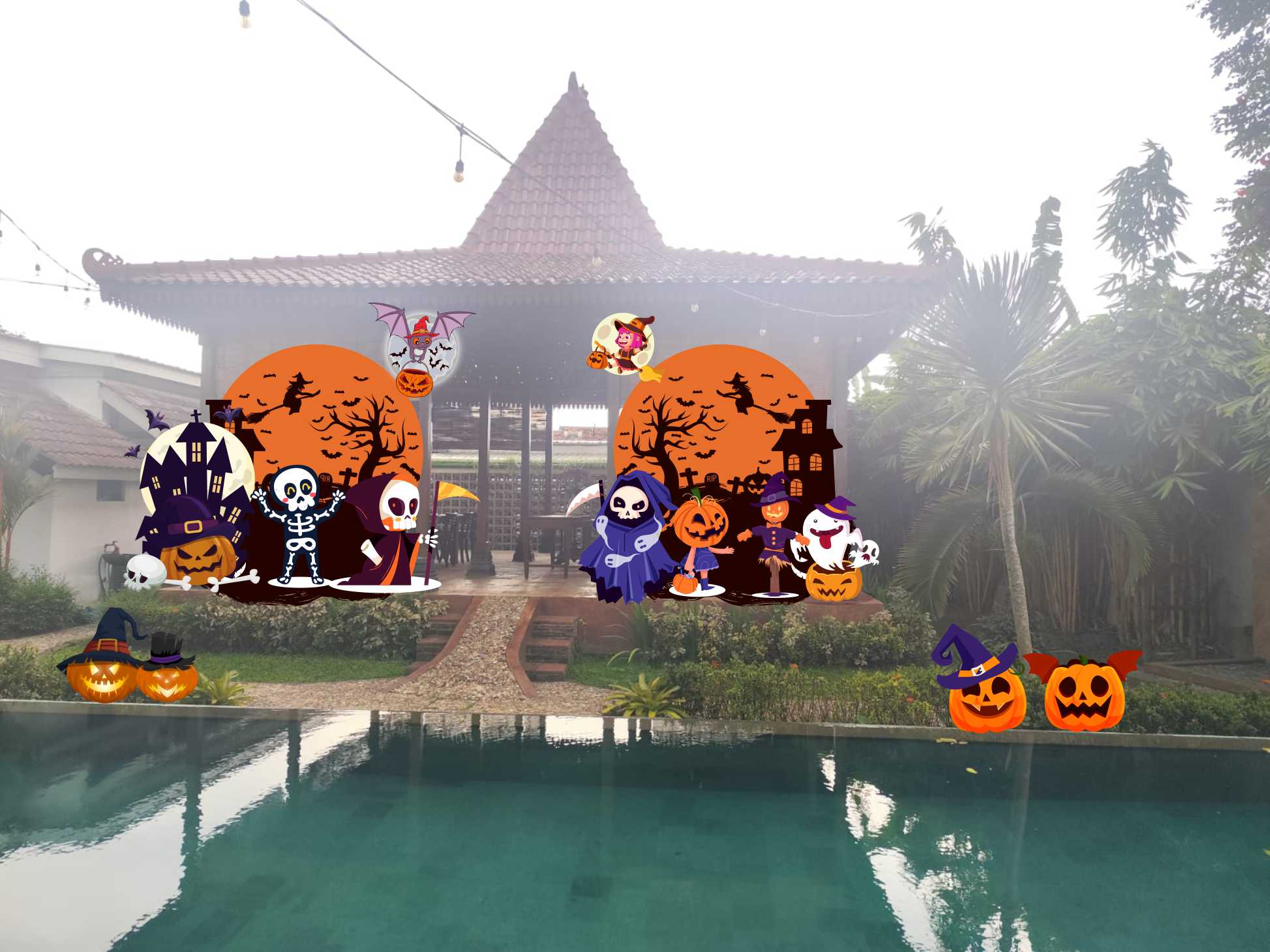 Dekorasi Karakter Halloween