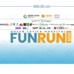 FUN RUN Backdrop Desain Vector 2025