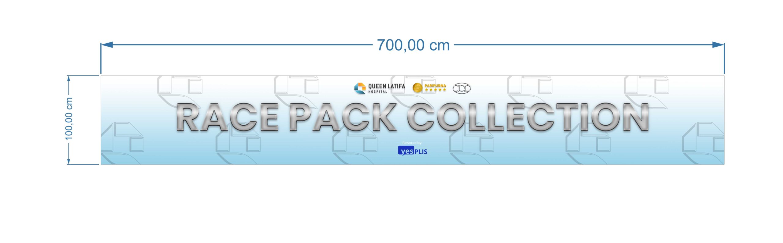 FUN RUN Backdrop Desain Vector 2025