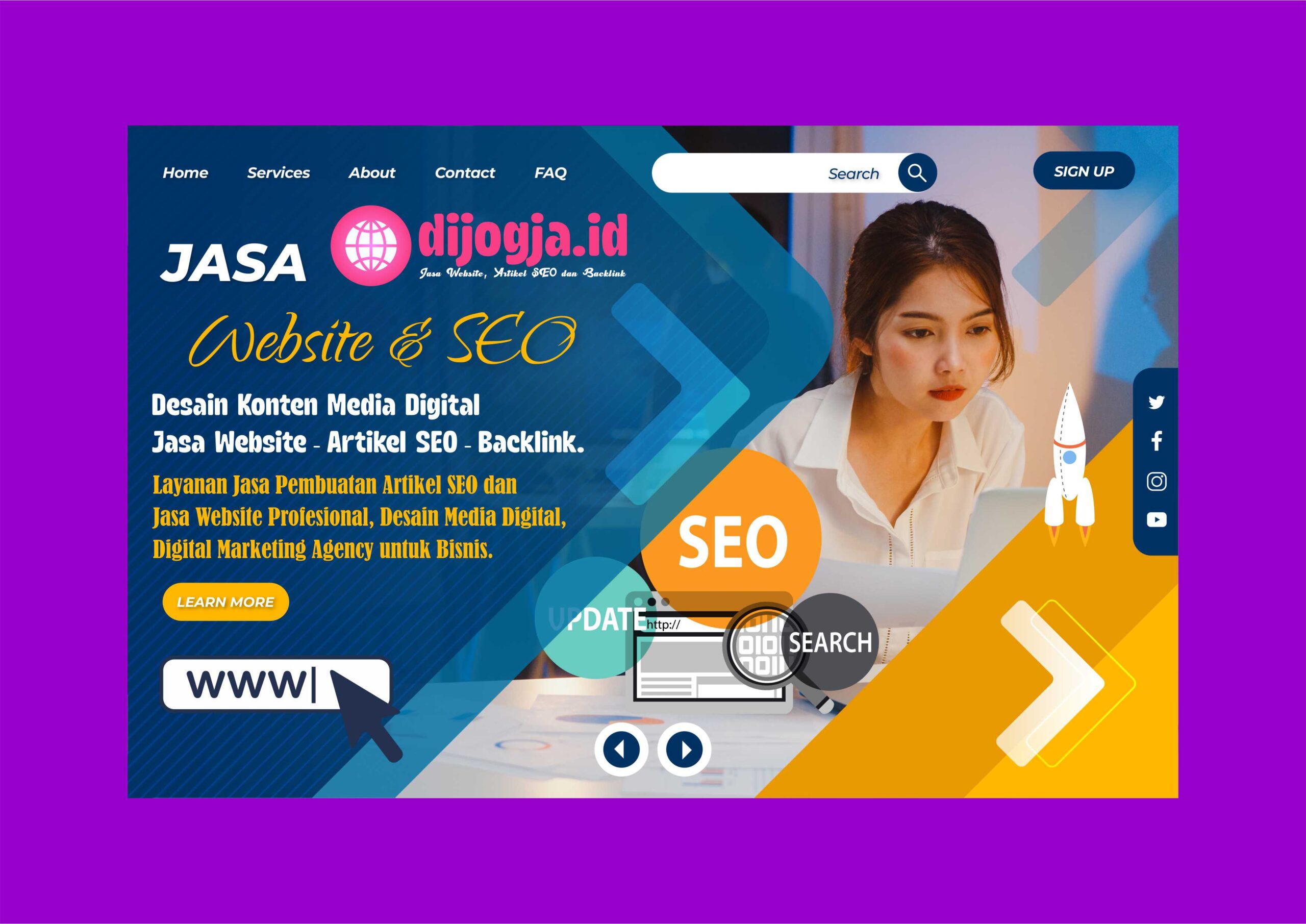 Jasa Pembuatan Website di Jogja - Desain Grafis, Logo, Vector, Template, Background. Jasa Pembuatan Website di Jogja