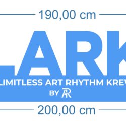Lark Logo Tulisan 3D Event