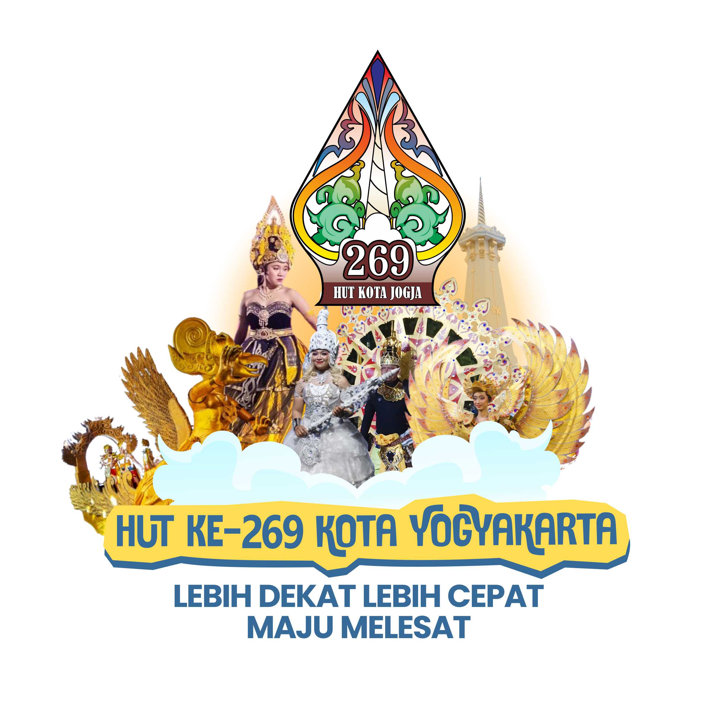 Logo Vector HUT 269 Kota Yogyakarta