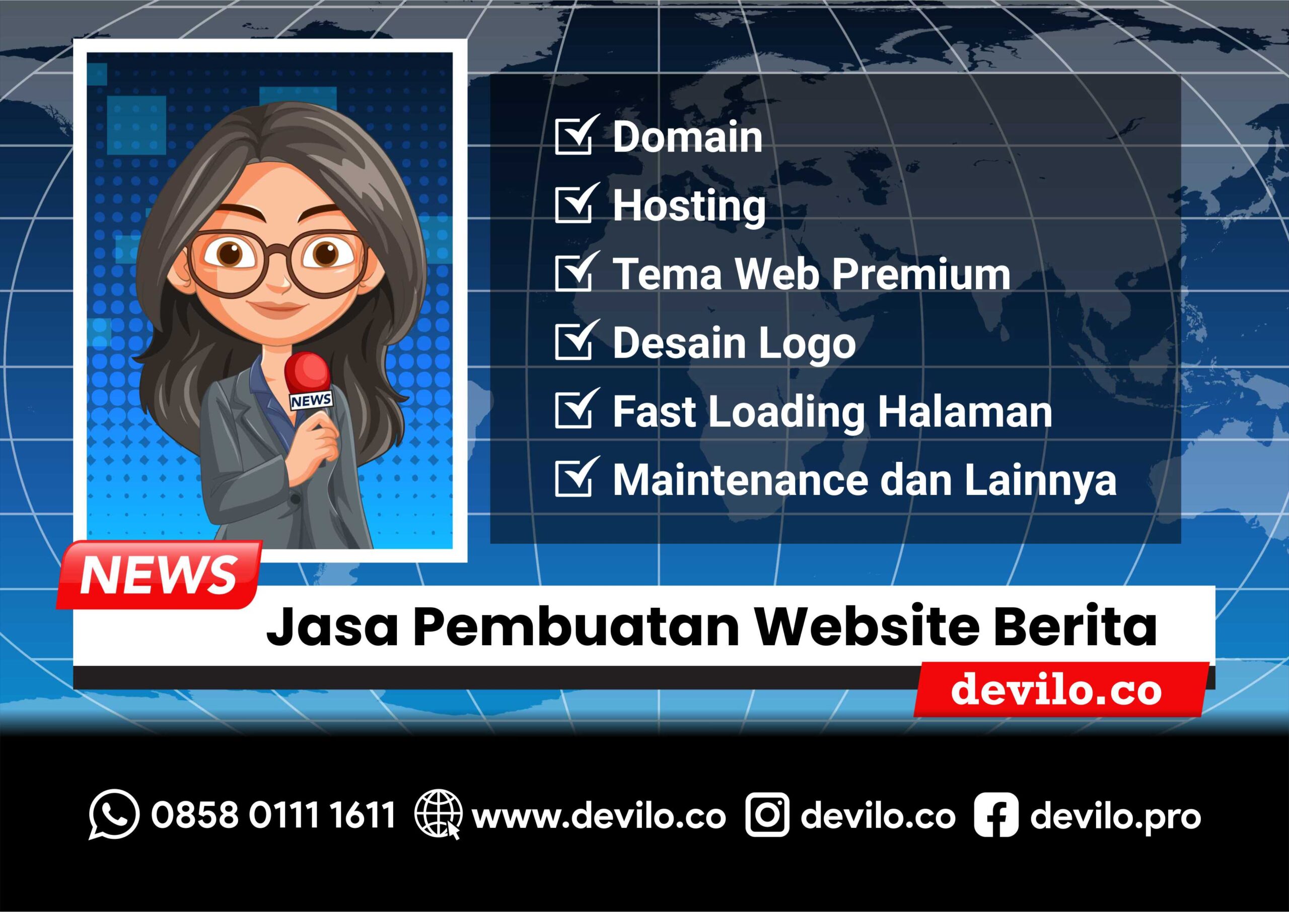 Pembuat Website Berita by Devilo