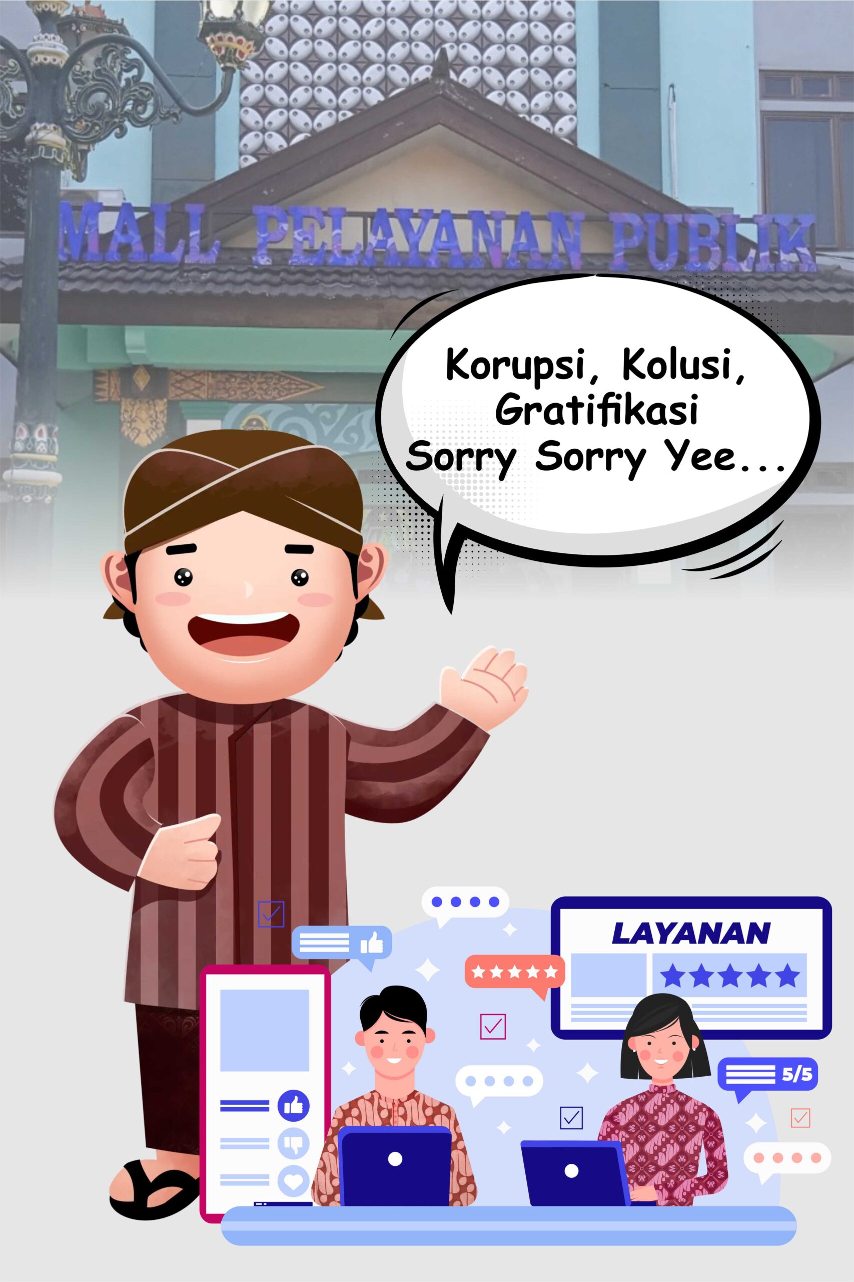 Stiker MPP Yogya Anti Korupsi