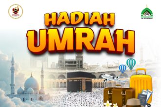 Simbolik Hadiah Umroh Desain Vector