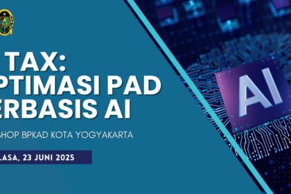 AI Tax Banner BPKAD Yogyakarta Vector