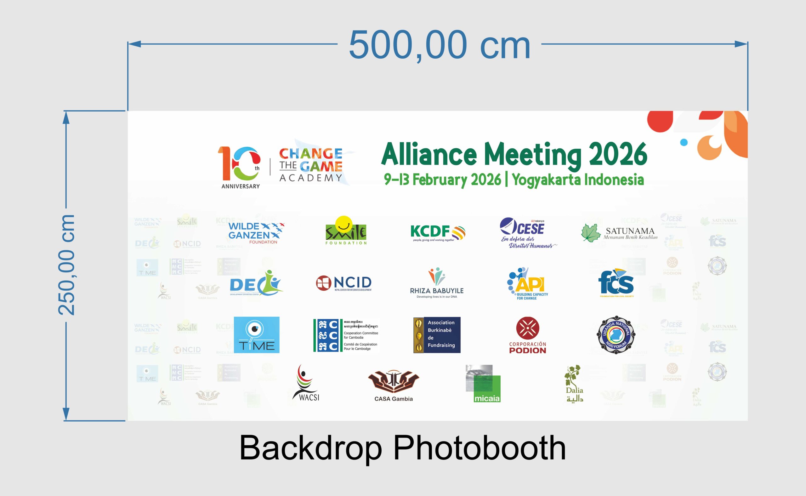 Alliance Backdrop Meeting Vector