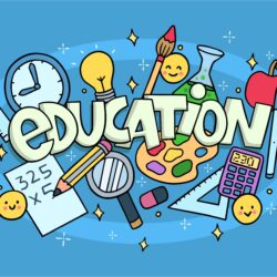 Education Simbolik Logo Desain Vector
