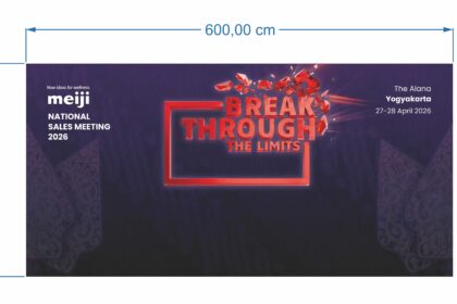 Meiji Sales Meeting Backdrop Vector