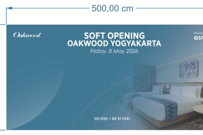 Oakwood Hotel Opening Backdrop Vector