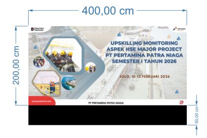 Patra Niaga Backdrop Pertamina Vector