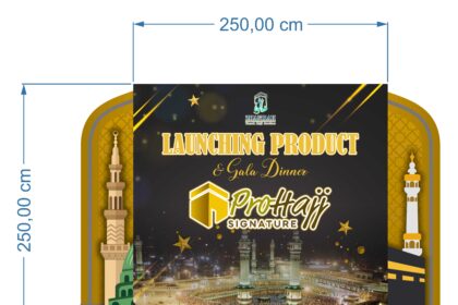 Pro Haji Signature Backdrop Vector