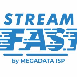 Stream Fast by Megadata ISP Logo Vector