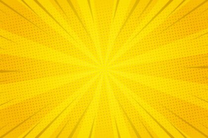 Abstract Yellow Comic Zoom Vector