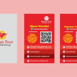 Always Tour Jogja Kartu Nama Vector Design